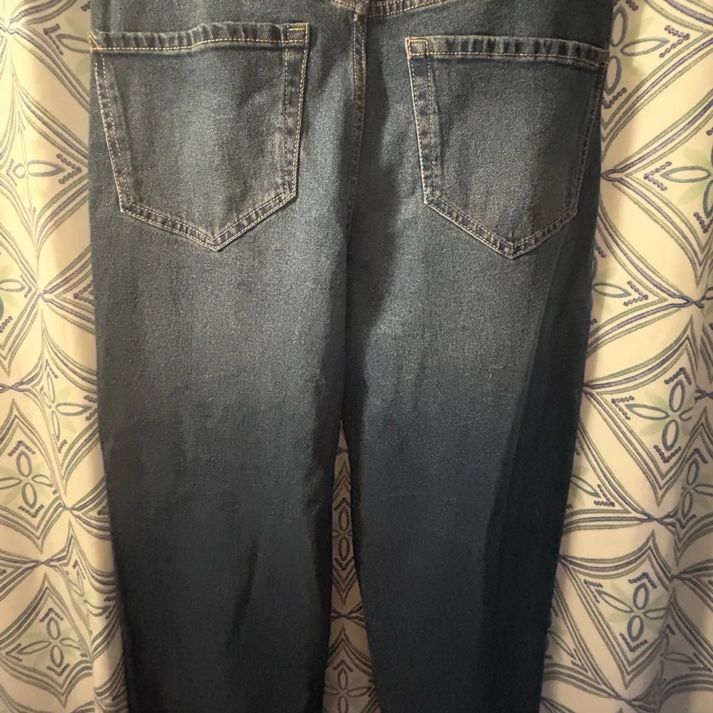 NWT Nicole Miller Vintage Comfort Jeans in Deep Blue W/Pockets “Worn Style” - Picture 12 of 16